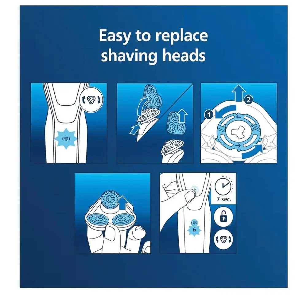 Open box Philips Norelco SH30/52 Genuine Shaving Heads,for 1000, 2000, 3000,5000